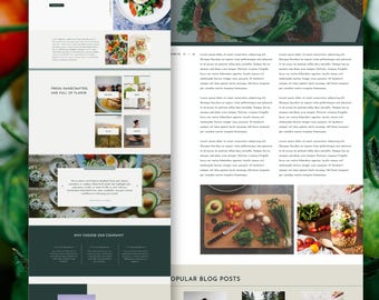 Showit Website Template for Health Coaches, Nutritionists, and Wellness Mentors
