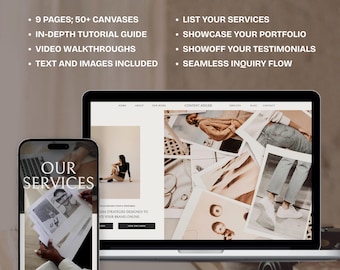 Showit Website Template for Social Media Agencies & Managers
