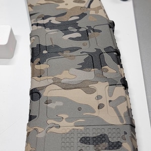 4 Color MultiTerrain Style Camo P MAG SVG for Laser Engraving