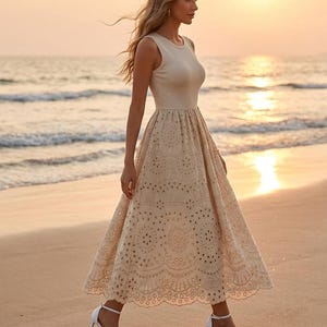 cream seashell dress Coastal Keepsake Seashell Maxi Dress | Cream