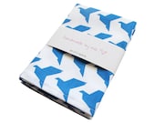 Blue Origami birds napkins (set of 2) NEW