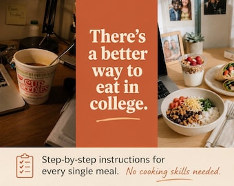 Plan de comidas para residencia universitaria / Recetas económicas para 2 semanas (PDF)