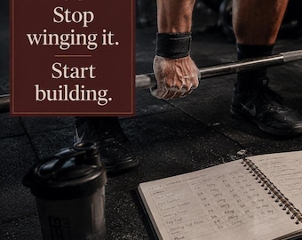Plan de entrenamiento de sobrecarga progresiva de 6 semanas / Programa de ejercicios de gimnasio para ganar músculo y fuerza / PDF imprimible