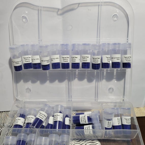 where to store ghk cu powder JAZA Raw 99% Pure GHK-Cu Copper Peptide Cosmetic Grade Temp Industrial Wastewater Treatment with Raw powder form helps Size:Full