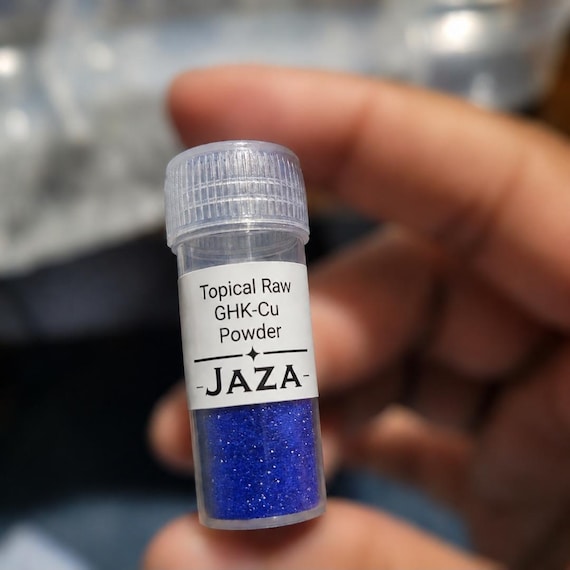 ghk cu topical for sale JAZA Raw 99% Pure GHK-Cu Copper Peptide Powder Cosmetic Grade Vitamin B12 Injection London Energy support GLP-RT Quantity:10mg