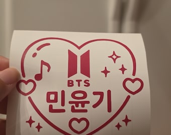 BTS MEMBER DECAL