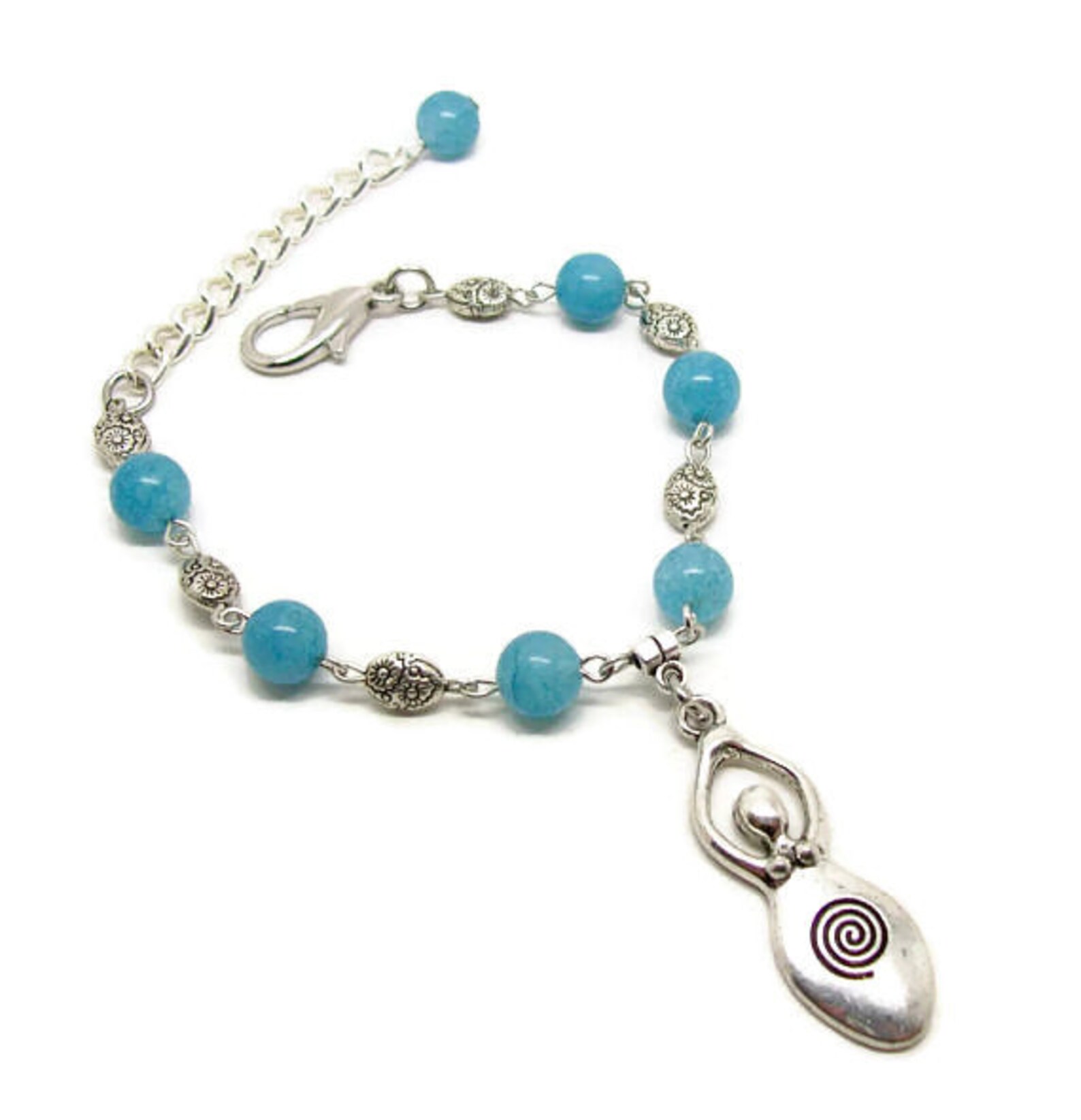 Goddess Bracelet Gemstone Bracelet Goddess Jewelry Etsy