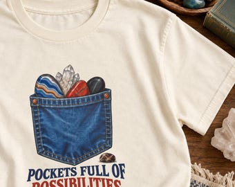 Crystal Pocket Pockets Full of Possibilities Graphic Tee
