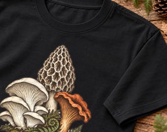 Woodland Mushroom Cluster Graphic Tee