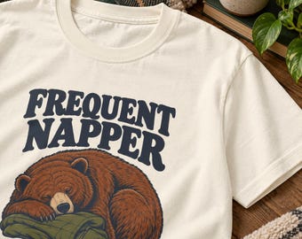 Frequent Napper Sleeping Bear Graphic Tee