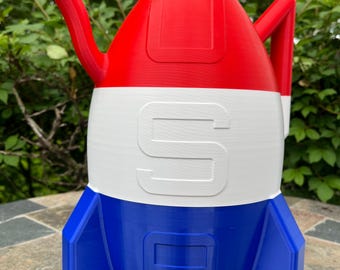 Patriotic Rocket Watering Can | 0.75 & 1.75 Gallon Garden Watering Can | Handcrafted 3D Printed Watering Can | Made in USA