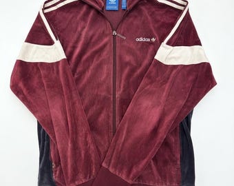 Vintage Adidas Velours trainingsjack