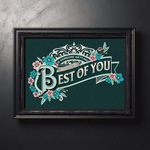 Best Of You By Foo Fighters Lyrics Digital Art Print | Printable | Instant Download | Gift for home | Emo, Goth, Pop Punk, Vintage, Rock