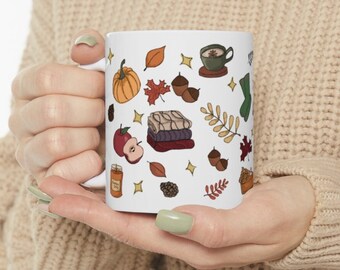 Sweater Weather Cozy Autumn Vibes Ceramic Mug 11oz