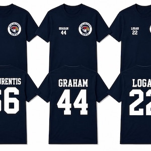 Custom Hockey Style Briar University T-Shirt | Personalized Name & Number Shirt | College Sports Fan Gift