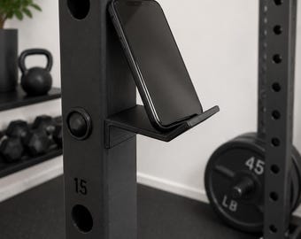 Supporto per telefono Power Rack per REP PR-1100, supporto per telefono da palestra domestica, staffa per squat rack, accessorio per allenamento con i pesi