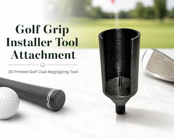 Attrezzo per l'installazione di impugnature da golf, kit fai-da-te per la sostituzione dell'impugnatura, compressore per la sostituzione dell'impugnatura della mazza da golf presso un negozio specializzato.