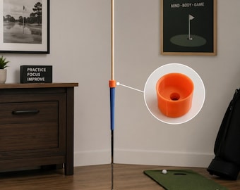 Asta di allineamento per golf, ausilio per l'allenamento dello swing, strumento per la pratica del golf, regalo per golfisti, allenamento della traiettoria dello swing.