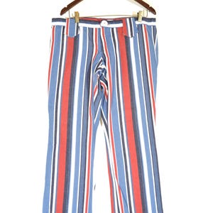 60s Striped Trousers - Etsy