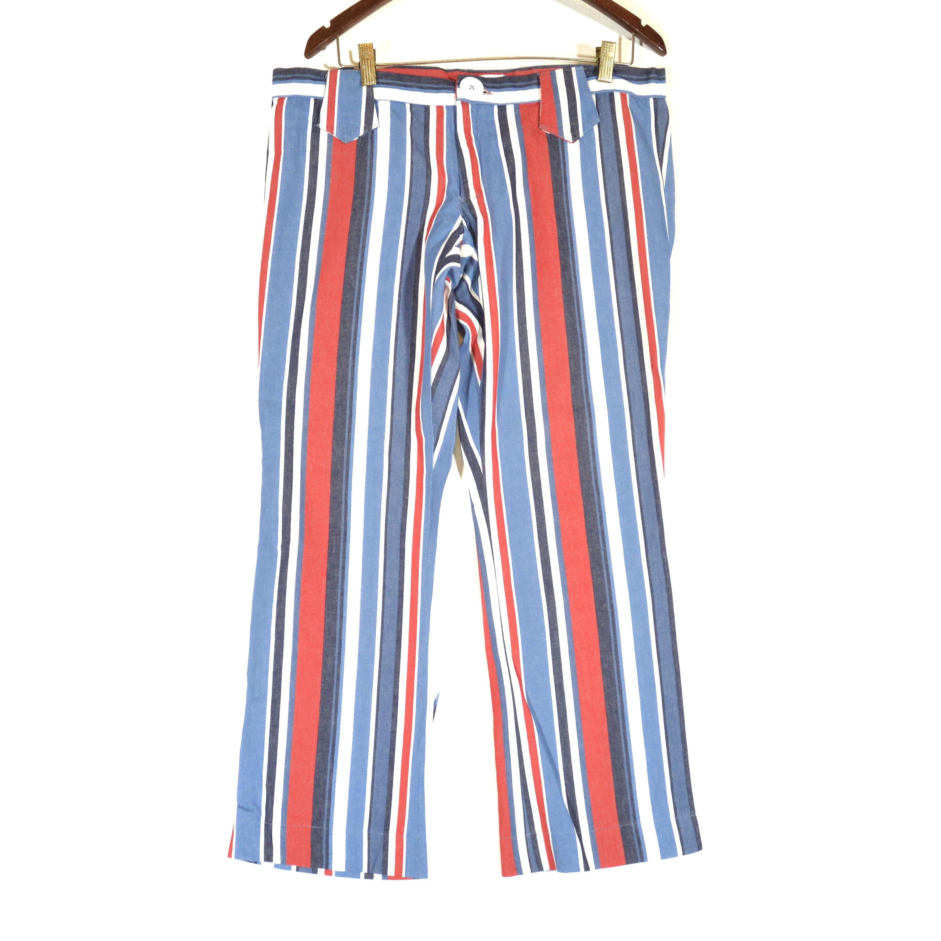 パンツ 60s vintage Rafaella talon stripe Slacks 60s Striped Pants - Etsy