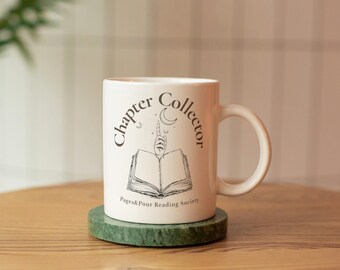 Chapter Collector Mug, Story Lover Gift, Cozy Coffee Cup, Literary Morning Essential
