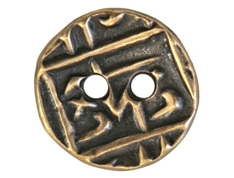 4 pcs. Round Coin Button Set 11/16 inch 18 mm Metal Buttons Etsy