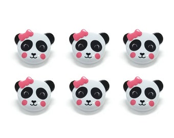 new Novelty Buttons 7/8" PLAYFUL PANDA #2 2 new Novelty Buttons 7/8" PLAYFUL PANDA #2 2