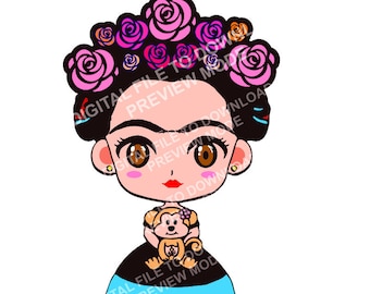 Download Frida Kahlo Svg Etsy