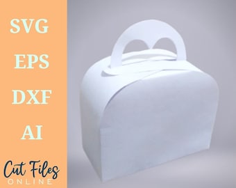 Box Template SVG, SuitCase, svg, Gift Box SVG, Favor Box SVG, party Favor, Box Template, Silhouette Cut Files, Cricut Cut Files
