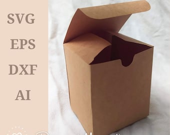 Classic Box Template SVG, Party Box, svg, Gift Box SVG, Favor Box SVG, party Favor, Box Template, Silhouette Cut Files, Cricut, souvenir