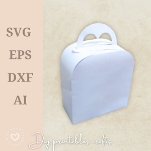 Plantilla caja SVG, souvenir, caja regalo, PDF, cricut, maleta svg, archivos para cricut, archivos para silhouette, souvenir svg