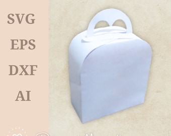 Box Template SVG, Suitcase box, Template Bag, Box template Gift Box, Favor Box SVG, Briefcase SVG, Silhouette, Cricut Cut Files, favor box