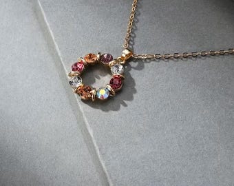 Retro chique kleurrijke met glas ingelegde lichtmetalen oorbellen - perfect cadeau voor mannen en vrouwen