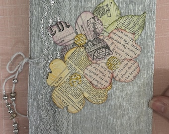 Mini Floral Journal & Ephemera Holder