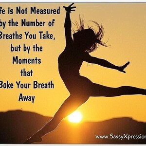 Moments that Take Your Breath Away Magnet Magnetic Greeting Card