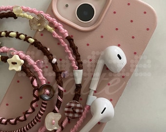 Op maat gemaakte oordopjeshoezen voor originele Apple-oordopjes (alle typen) Kabelbeschermer van Loofie