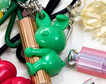 Hand-Painted Art Toy Charm | Custom 3D Printed Lipstick Holder | [Omxiu's collection]