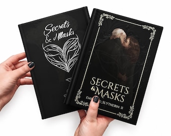 Geheimnisse und Masken Dramione Buchbinderei, 2 Band Hardcover FanFiction Set, Gebundene Fanfic Sammleredition