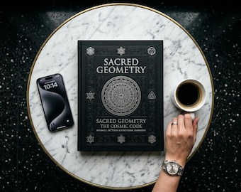 Heilige Geometrie Buch | Cosmic Code Collector Edition Kaffeetisch Geschenk