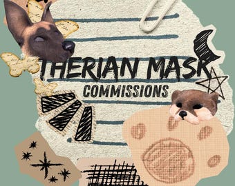 Do NOT purchase, on hold - Therian Mask Commissions - READ DESC before purchase