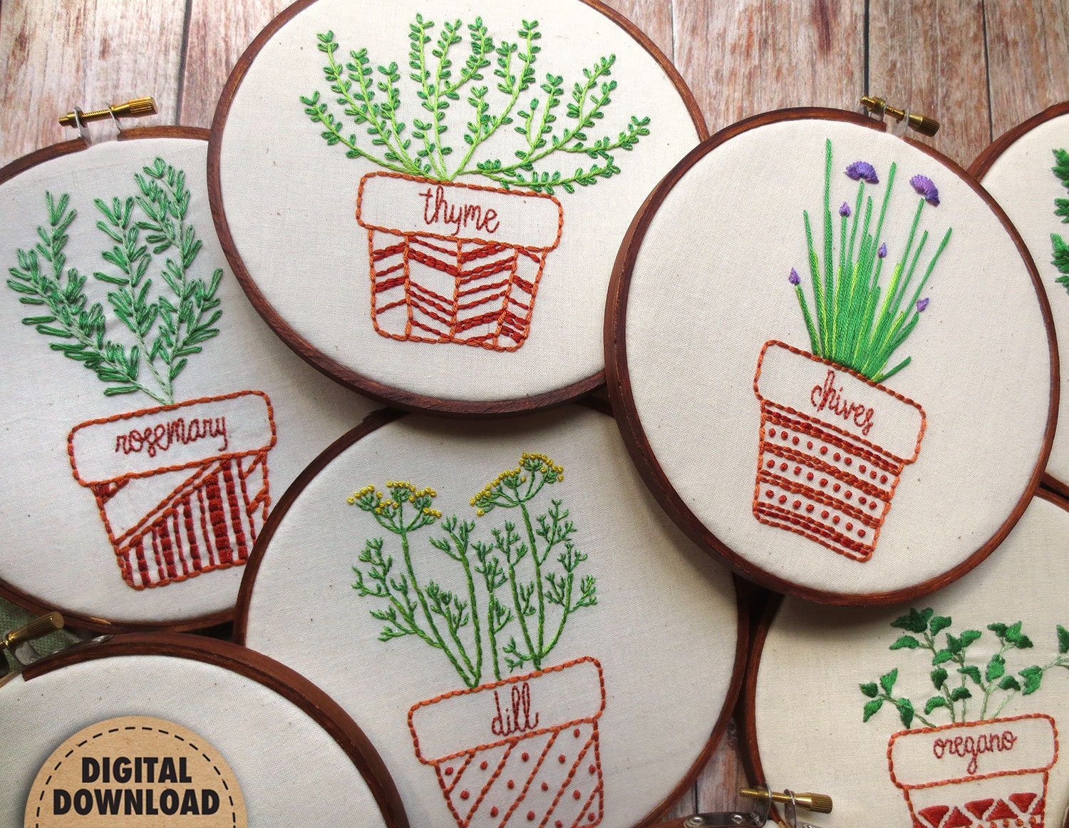 Stitch an Herb Garden with These 9 Hand Embroidery Patterns — Beth