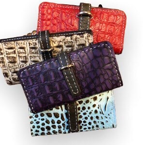 Funda para iPhone, cartera para iPhone, funda para teléfono móvil Android, fundas para teléfono móvil de piel con relieve de cocodrilo