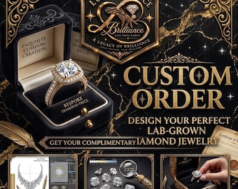 18k yellow Gold Diamond Ring, Personalized Gift Ring, Handmade Custom Ring