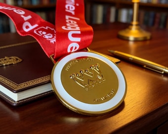 Medaglia trofeo dell'Arsenal della Premier League 25/26, regalo per tifosi di calcio