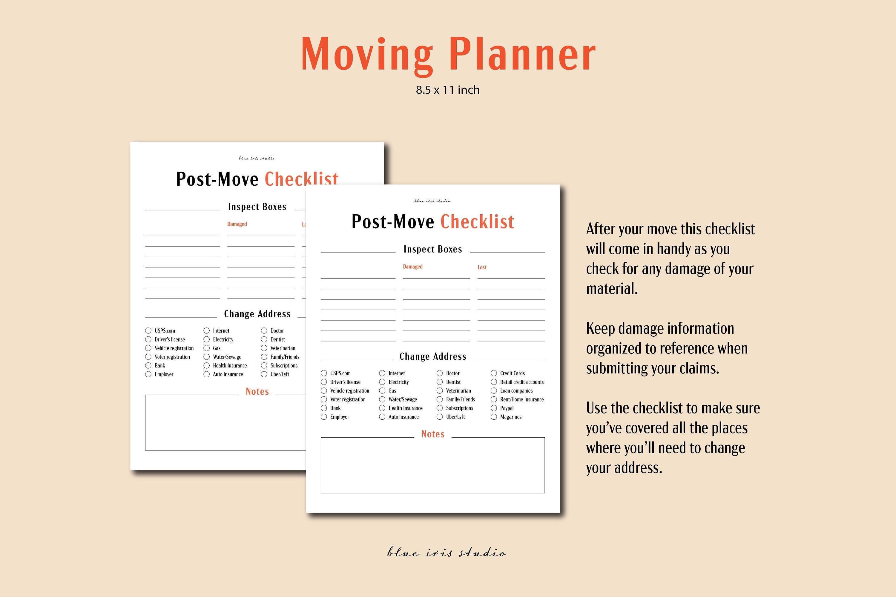 Moving Guide, Planner, Mover Research, Moving Tracker, Checklist ...
