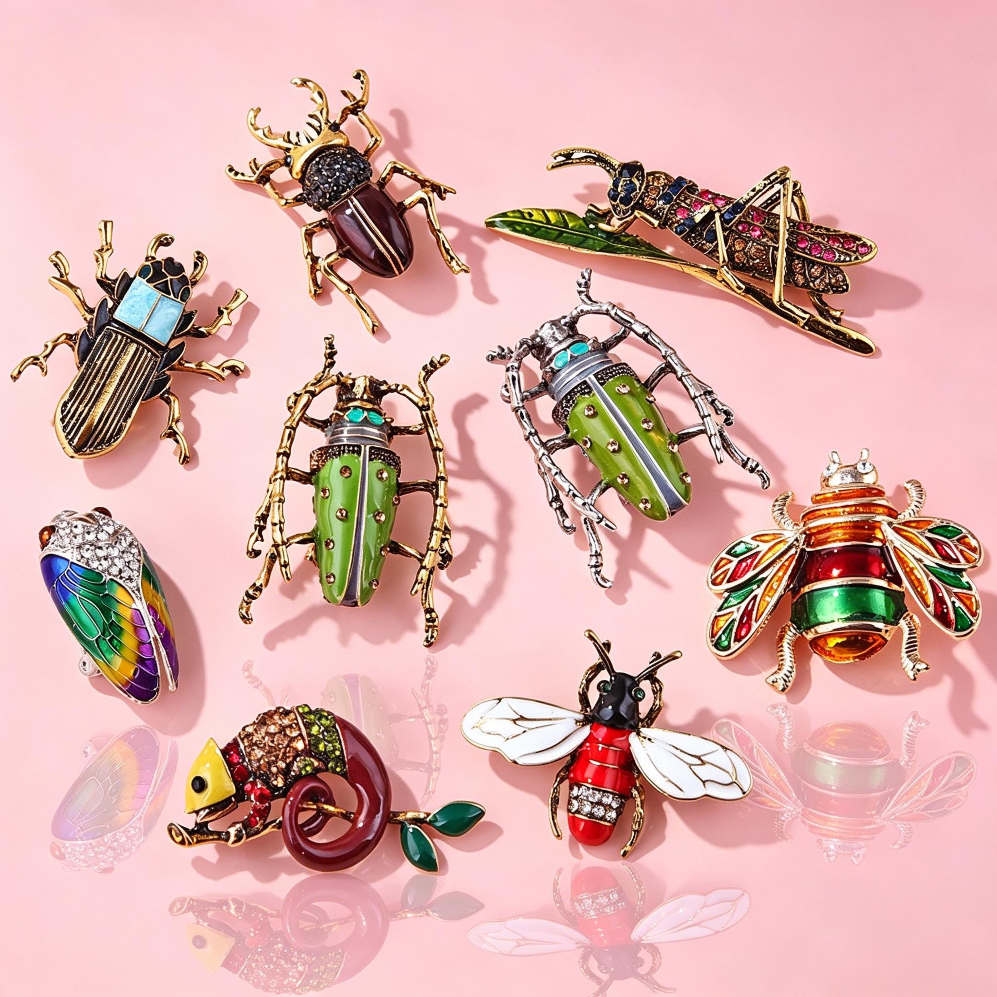 昆虫ブローチ - Etsy 日本