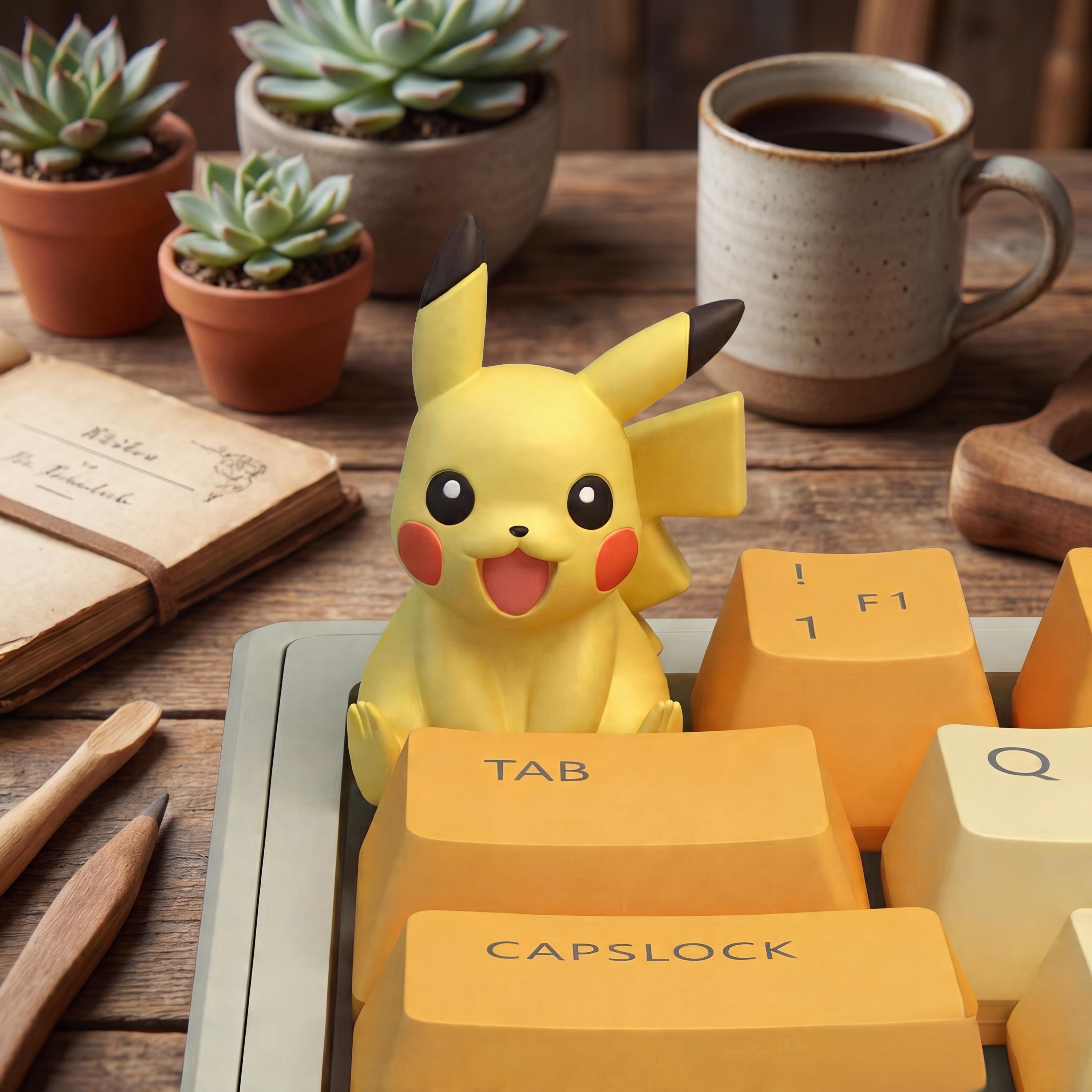 Pikachu keycaps - Etsy 日本