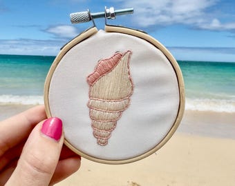 Mini Seashell Embroidery Kit