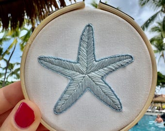 Mini Starfish Embroidery Kit