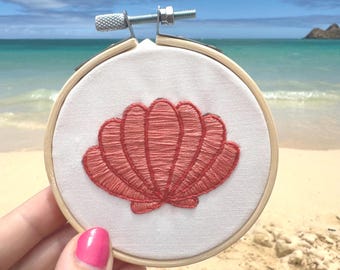 Mini Seashell Embroidery Kit